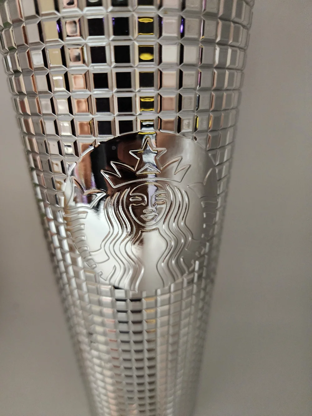 Starbucks Silver Mosaic Stainless Tumbler - Silver